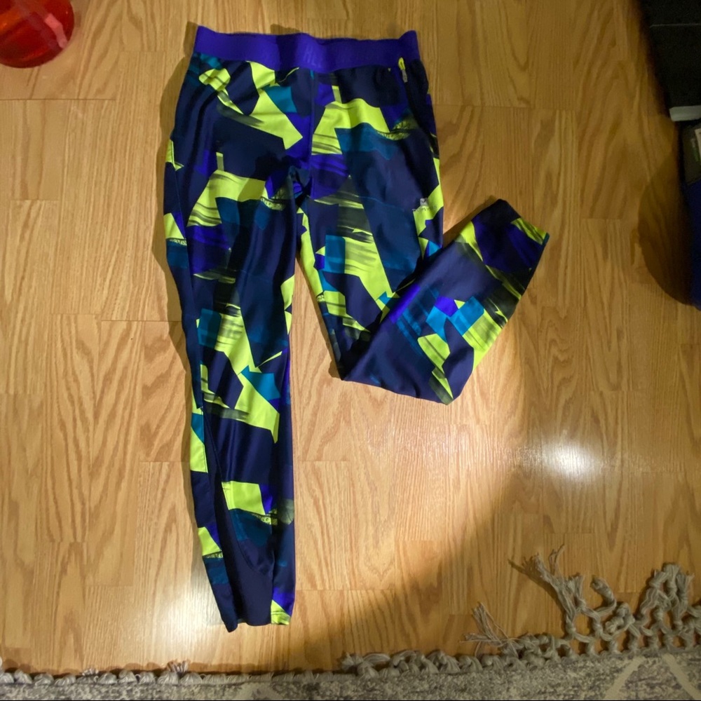 domyos multi color work out leggings